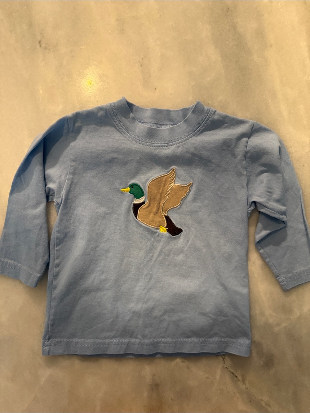 Mallard Duck Appliqué LS Shirt